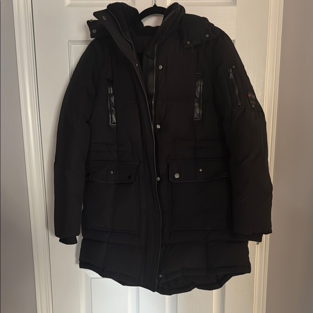 Pajar Canada - black parka - xl - used once